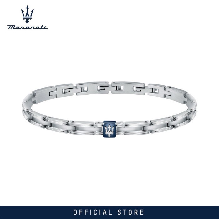 Maserati Jewels 220mm Men's Stainless Steel กำไลข้อมือ JM420ATK03 (Adjustable)