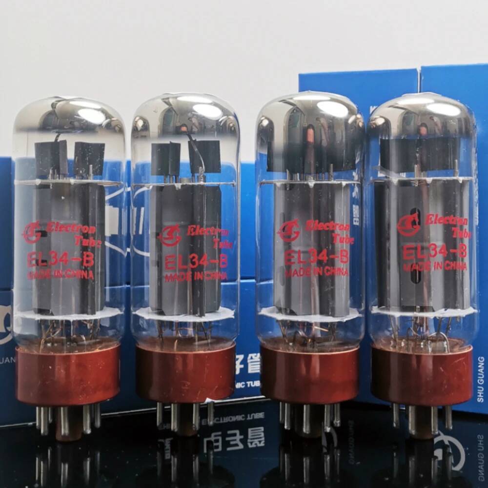 Shuguang EL34-B EL34 ท่อสูญญากาศเปลี่ยน 6CA7 EL34B 6P3P 5881 EL34M Electron Tube Amplifier DIY HIFI 