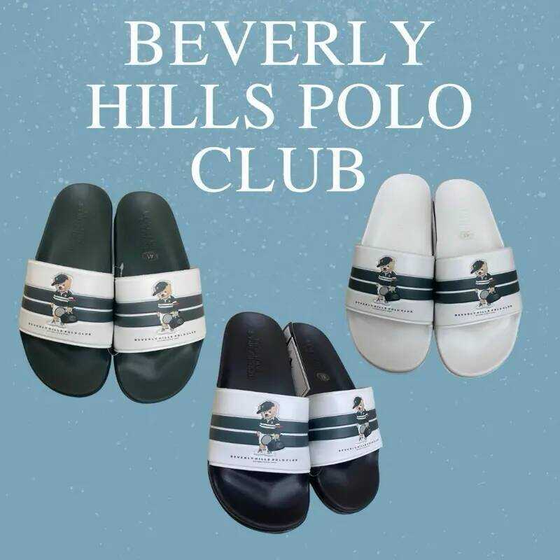 Beverly Hills Polo Club รองเท้าแตะชายลายหมี
