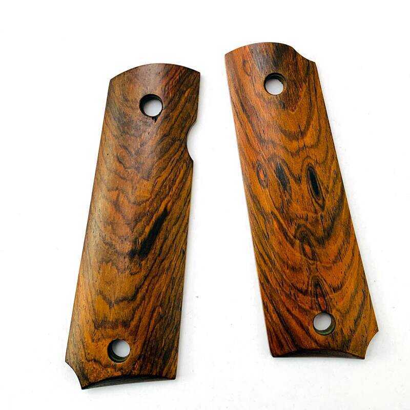 1Pair Diy 1911 Grips Wooden Handle Patch Custom Non-slip Scales Patches For CNC 1911 Handle Grips