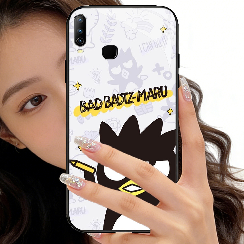 O-3 Bad Badtz-maru เคสโทรศัพท์กระจกนิรภัย VIVO Y89 Y91 Y11 Y17 X23 Y91C Y95 Y15 Y12 Y85 Y93 2019 Y19