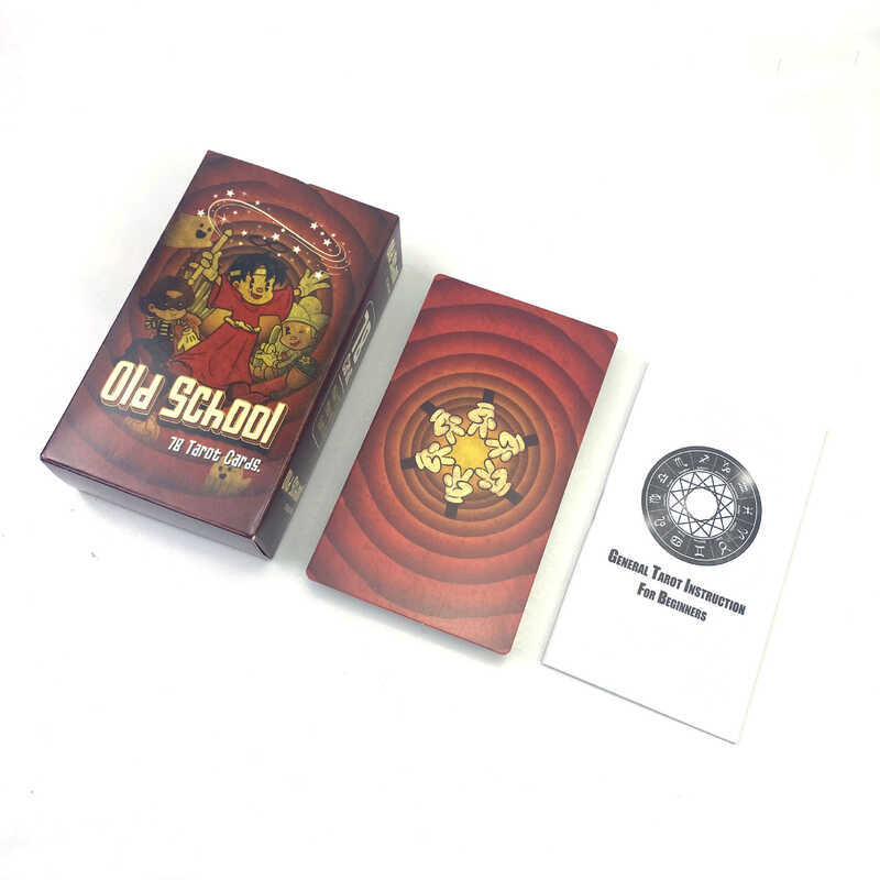 12 * 7 ซม. Old School Tarot แบบดั้งเดิม Old School Tarot Card Tarot Party เกมเพื่อการพักผ่อน