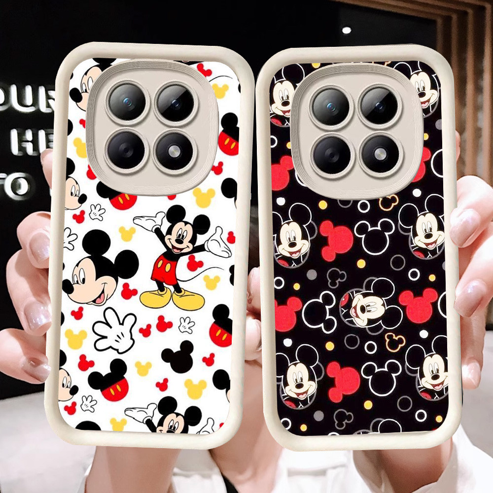 N-11 Mickey Mouse Soft Casing สําหรับ Xiaomi POCO M8 Redmi Note 14 15 Pro 4G 5G