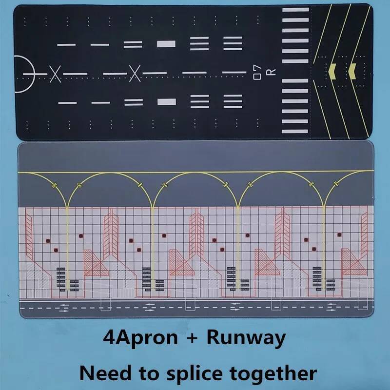 2026 1:400 Airport Runway Pad สําหรับรุ่น Plane Boe B777/Airbus A380 การบินเครื่องบินที่จอดรถตําแหน่