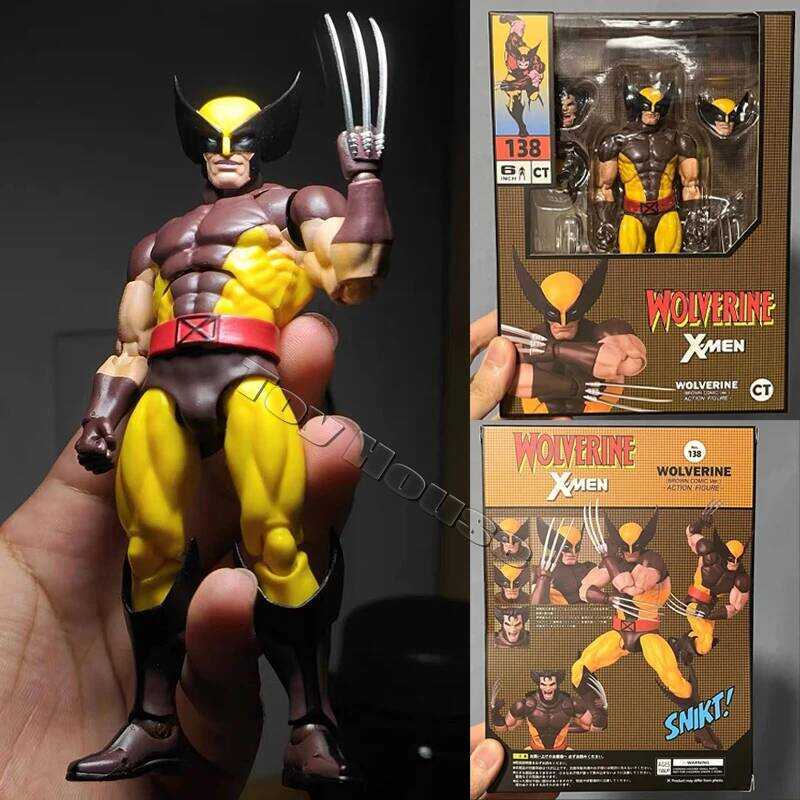C In Stock Ct Toys Wolverine Deadpool Anime Figure Mafex 138 Deadpool 3 Movie Action Figure Fig Mod