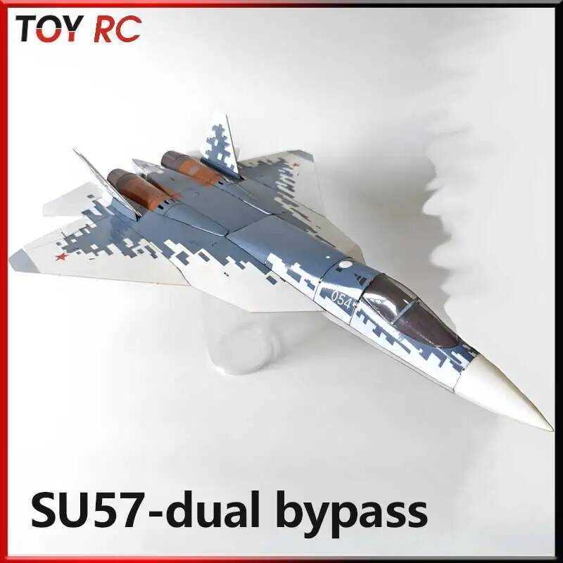 C Model Aircraft Su-57 Dual 30 Channel Remote Control Assembly Model Aircraft Desop Ornament Fixed