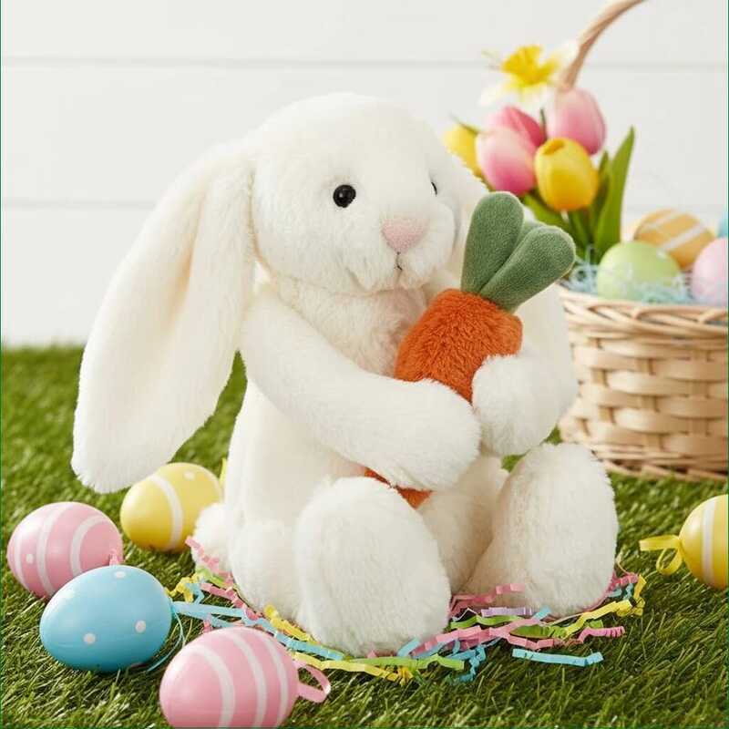 C Long Eared Easter B Plush Toy Cute Soft Stuffed Doll Sleeping Hug Pillow Easter Gift For Kids Chi