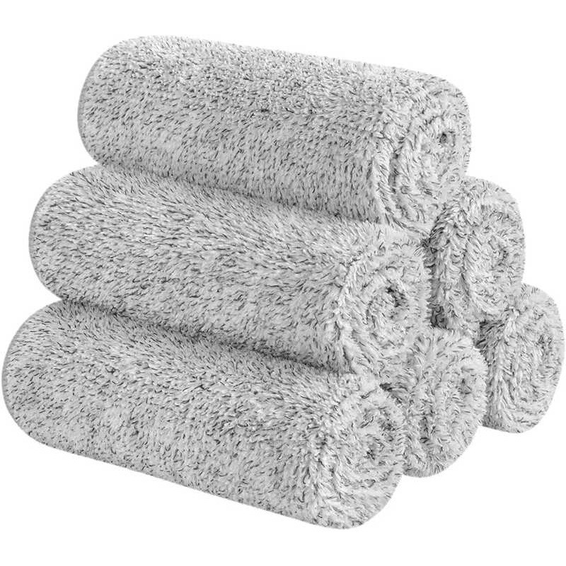 C 30X30 Bamboo Fiber Towel, Ultra-Soft, Absorbent, Towel, Solid Color Face Towel, Small Washcloth,
