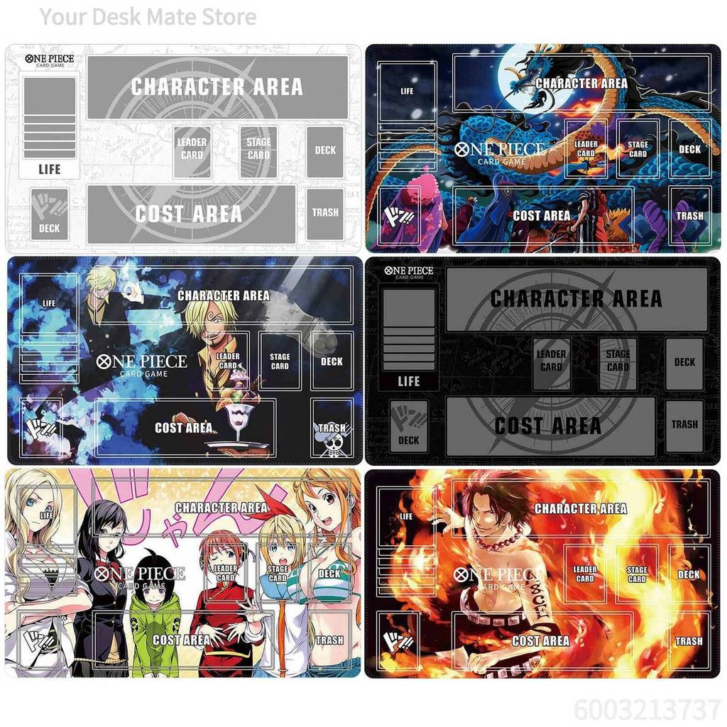 One Piece Roronoa Zoro เกมกระดานการ์ด Battle Table Mat OPCG Nami ผู้เล่นเดี่ยว Battle Mat อะนิเมะการ์ดของขวัญของเล่น