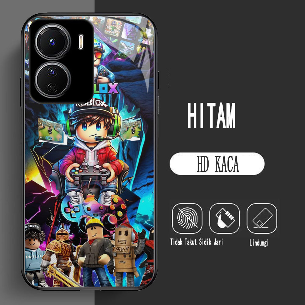 Y-10 Roblox Boy HD Glass Casing สําหรับ OPPO A96 A57 Reno 7 A76 A77 A57S A36 8 A77S Case