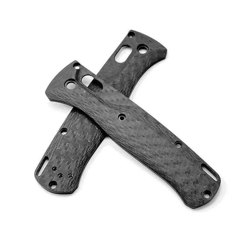 1pair Full 3K Carbon Fiber Material Handle Scales for BM Bugout 535 Folding Knife Patch Material DI