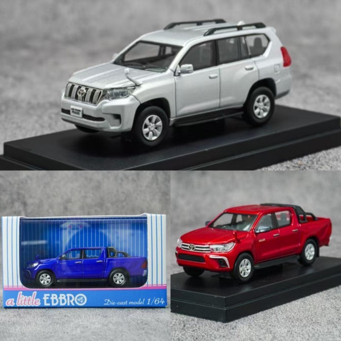 พร้อมส่ง Ebbro 1: 64 โมเดลรถ Toyota Prado Toyota Prado Halax
