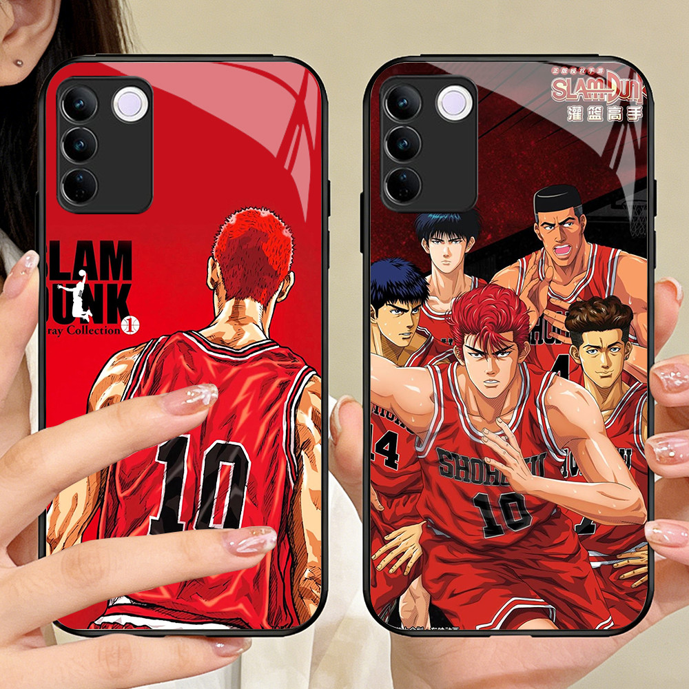 O-42 Slam Dunkกระจกนิรภัยเคสโทรศัพท์VIVO V30 V29 V29E Y100 T3 V23E Y200E Y200 V27 V23 V27E Pro Lite 