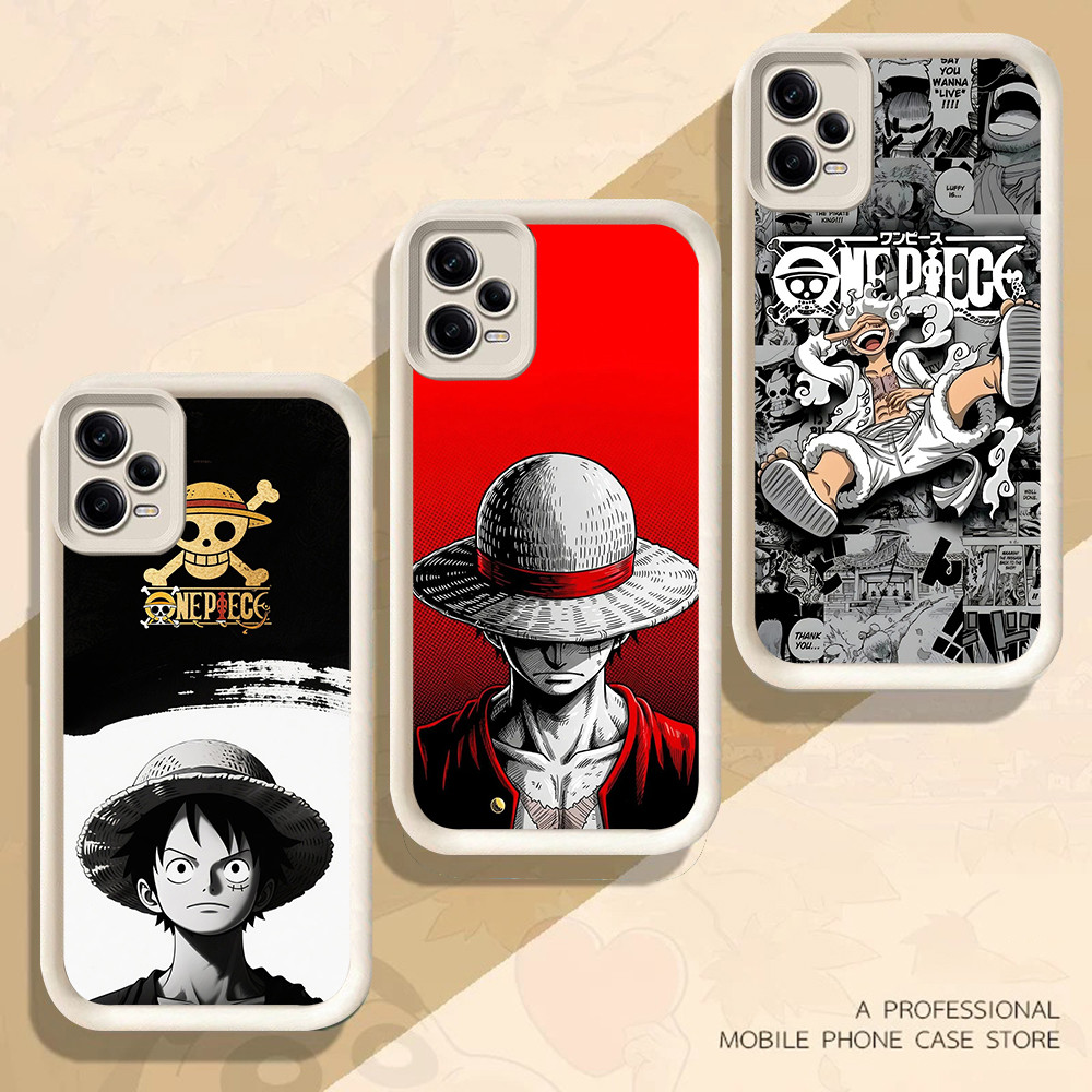 ปลอกกันกระแทกสําหรับXiaomi Redmiหมายเหตุ 13X 15 A5 10A 15C 14 Pro 5G FB-27 ONE PIECEอะนิเมะ