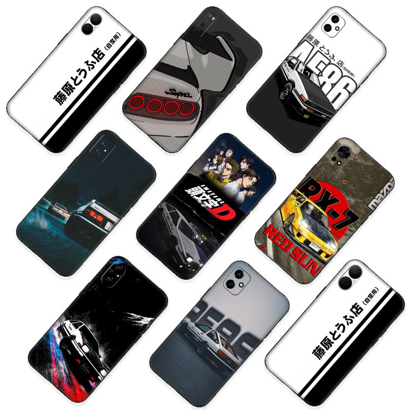 สําหรับ Huawei Nova 2i 2 Lite 3 3i 4E 5i 5T 7 SE 8i Y61 10 Racing อะนิเมะเริ่มต้น D AE86 vz.2 TPU ซิ
