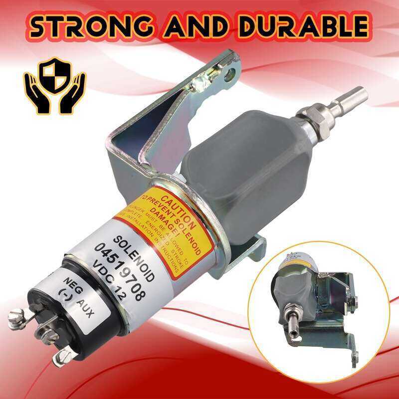 โซลินอยด์ปิดเครื่อง 12V 04159708 0415-20708 สําหรับเครื่องยนต์ Deutz BF4L913 BF6L913 F3L913 F3L912 F