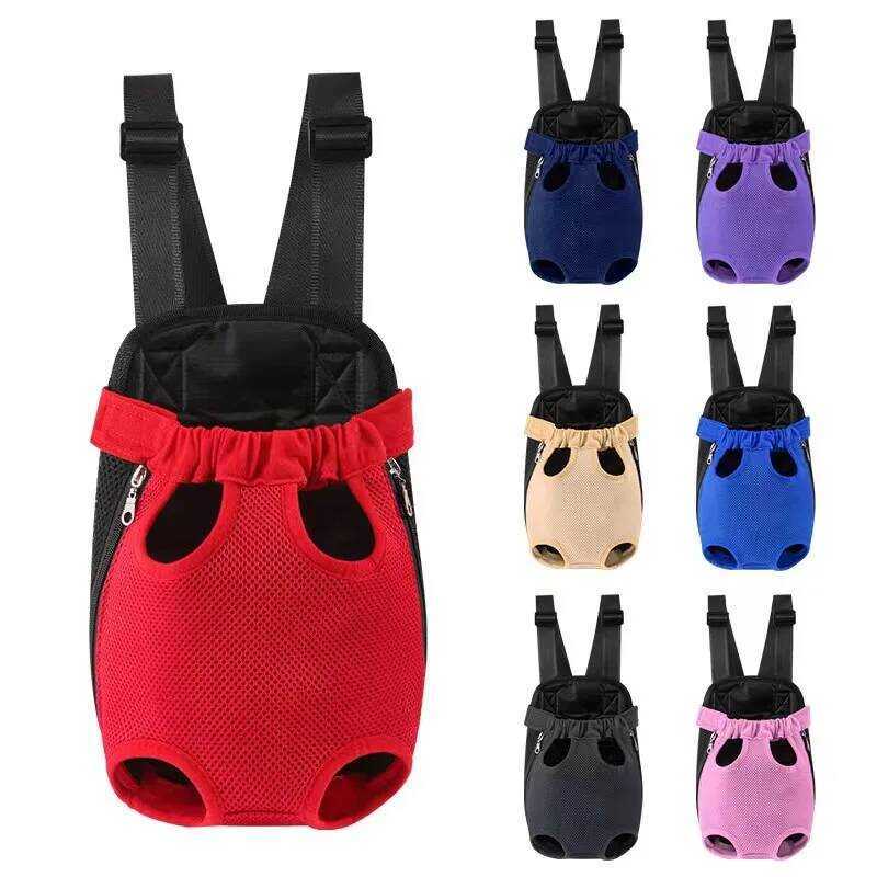 C Dog Carrier Front Chest Backpack Pet Cat Carrier Doub Shoulder Portab Dog Outdoor Travel Camping