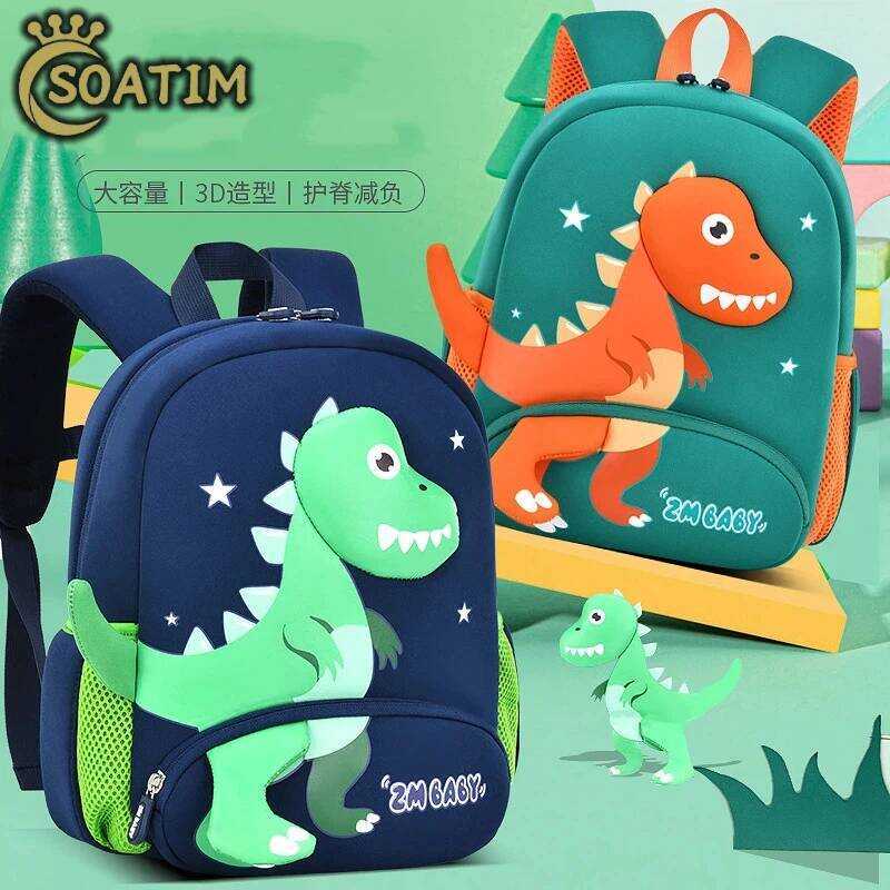 C New Kindergarten Schoolbag Male 1-3-6 Children Cartoon School Cute Girl Mini Backpack School S Ki