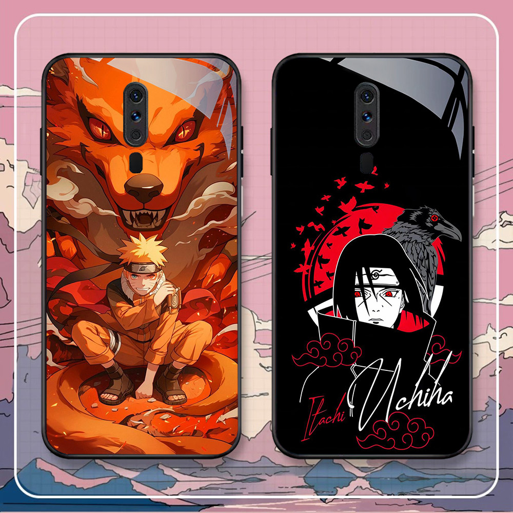 FB-24 Naruto Anime HD Glass Case Casing Kaca สําหรับ Realme Narzo 5S 8i 5 50 5i 9 8 Pro 5G