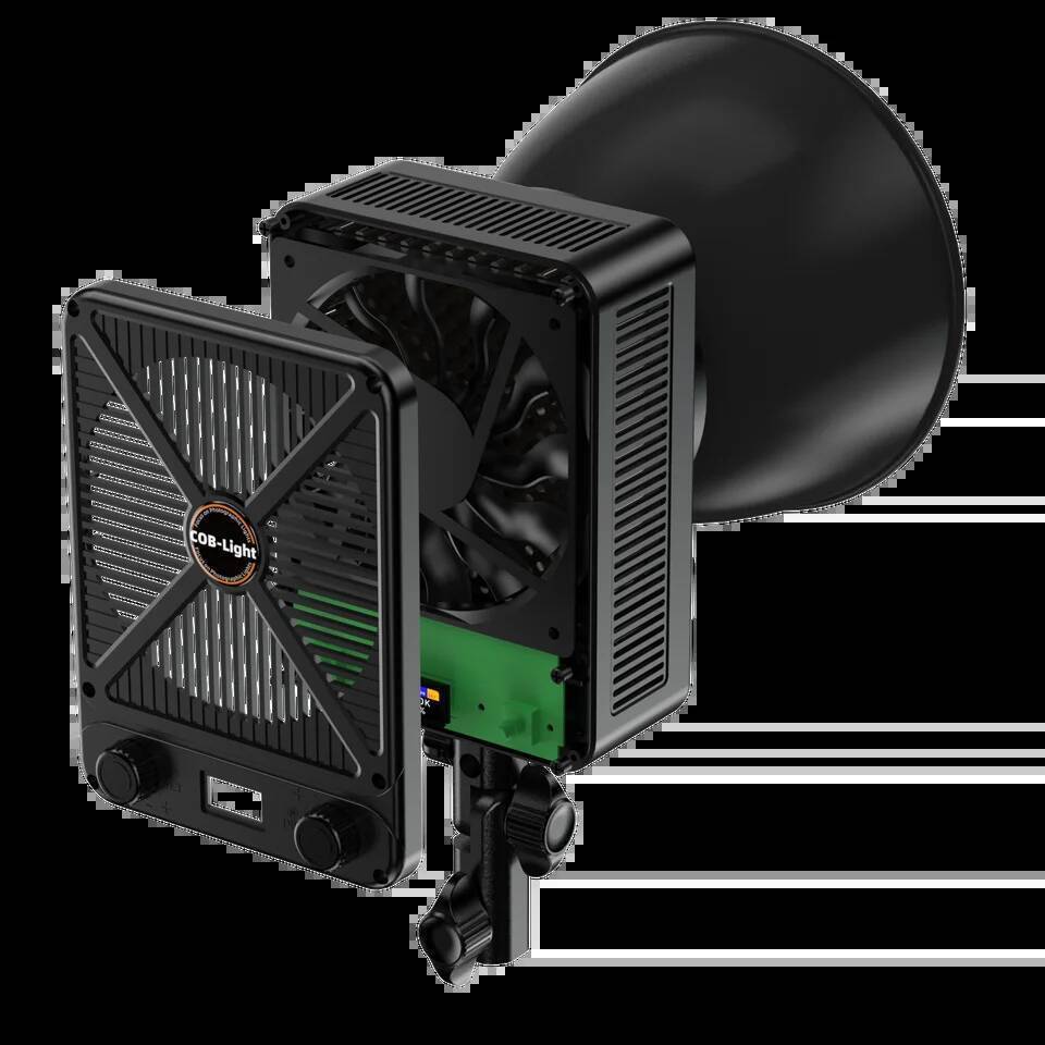 LIYADI 330W 2800K-6500K Dual-Color LED Video Light Professional Live เติมแสง COB การถ่ายภาพสําหรับสต