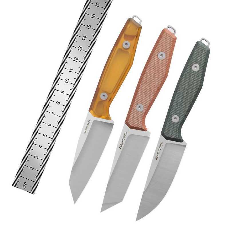 C JEABROTHER Tactical Knif 14C28n Stl Blt Kydx Scabbard Hunting Fixd Blad Knif EDC Quan Tang Fishin