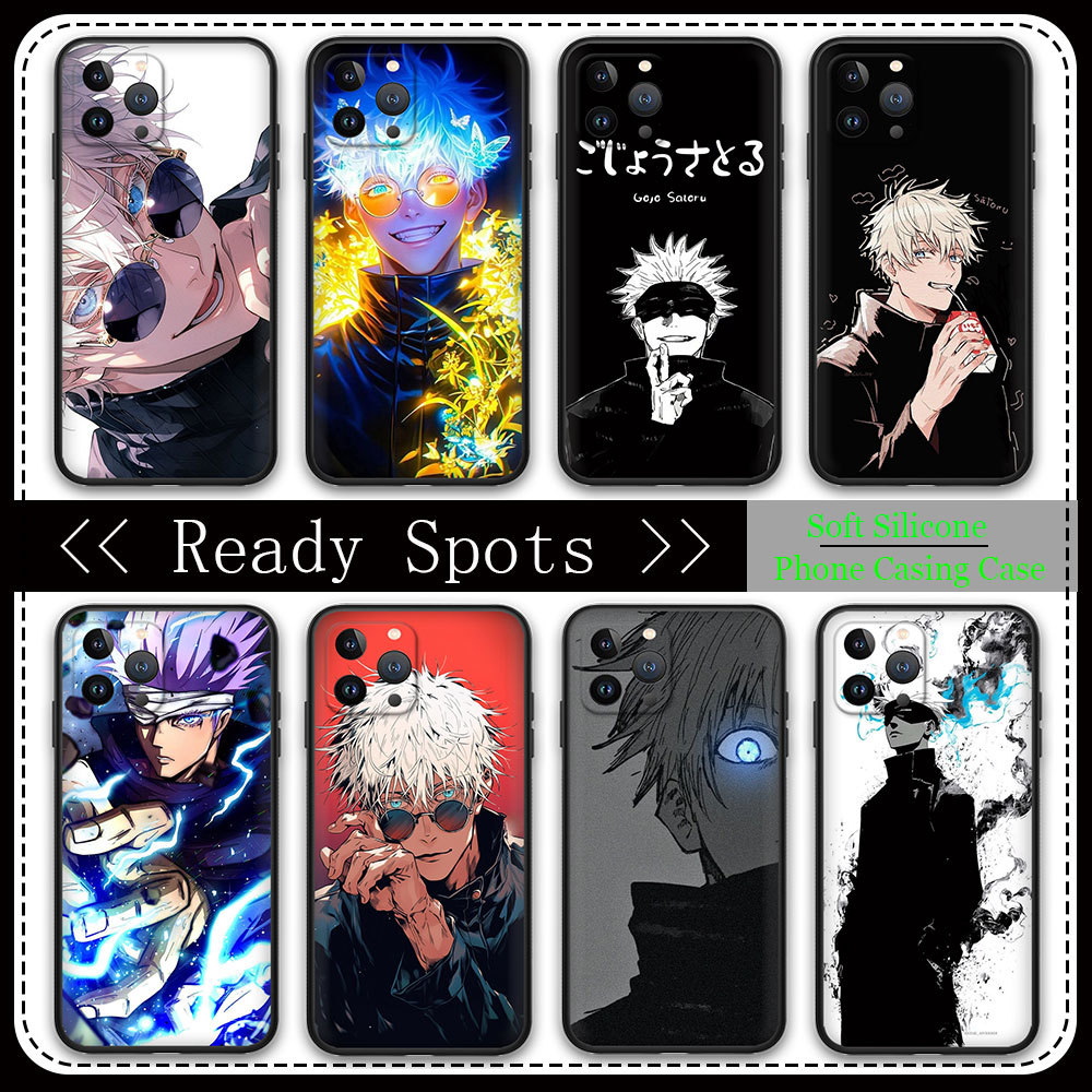 Samsung Galaxy J2 J5 J7 Prime J7 Core J7Pro J730 TPU Cover Black Soft Case 66N9 Gojō Satoru โทรศัพท์