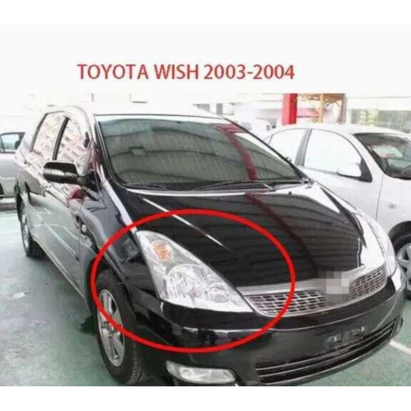 สําหรับ TOYOTA WISH PFL 02 03 04 05 ฝาครอบ HEADLAMP / HEADLIGHT LENS Auto Pro Zone