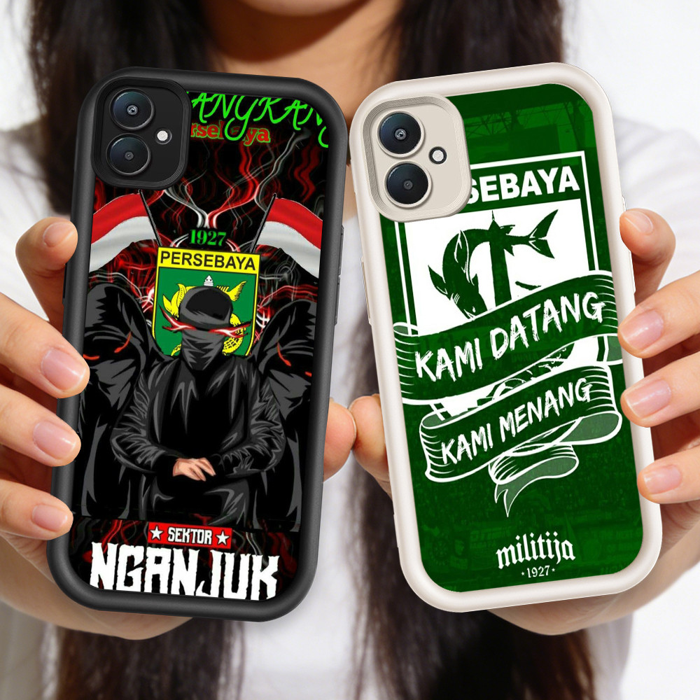 HP O-32 Persebaya เคสโทรศัพท์ซิลิโคนสําหรับ Xiaomi Redmi หมายเหตุ 13C A2 6A 9A 7 K60 9T A1 Ultra Pro
