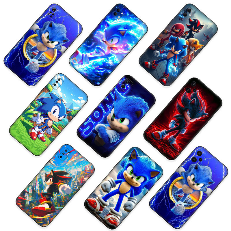 สําหรับ Redmi K20 Pro K50 Gaming K60 K70PRO K40 Pro A3X เกมและอะนิเมะ Sonic the Hedgehog q.5 TPU ซิล