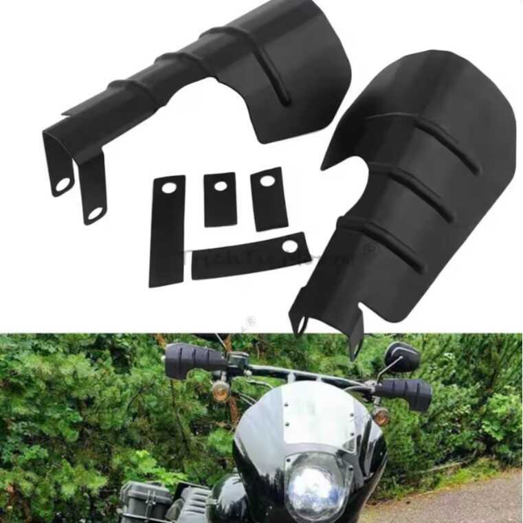 เหมาะสําหรับรถจักรยานยนต์ Harley 883 Dina Benda Jinjira เงินแม่น้ําแฟลช 300QJ500 ดัดแปลง Handguard ก