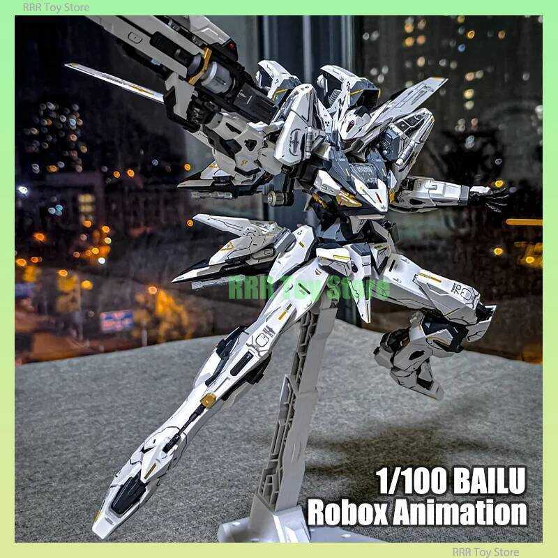 Robox Animation MG 1/100 BAILU Model Kit Air Combat Custom TEST-70 Assembly Action Figures Robot Pl
