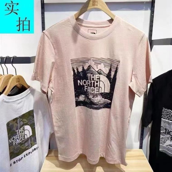 เสื้อยืดแขนสั้น TNF Forest ปี 2026 สไตล์แฟชั่นเทรนดี้ ทำจากคอตตอนคุณภาพ