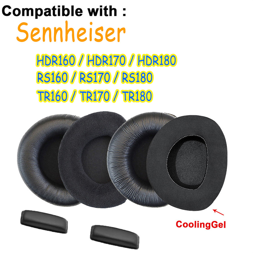 เปลี่ยนแผ่นรองหูฟังสําหรับ Sennheiser HDR160 / HDR170 / HDR180 / RS160 / RS170 / RS180 / TR160 / TR1