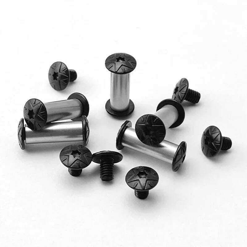 4 Sets M3.5 Thread Screw T8 Torx Fastening Screw for DIY Knife Handle Locking Screw Accessories Kni