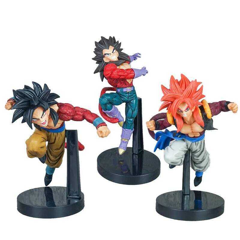 C Hot Dragon Ball GT Anime Figure SUPER SAIYAN 4 Gogeta Action Figure Toys For Boys Girls Kids Gift