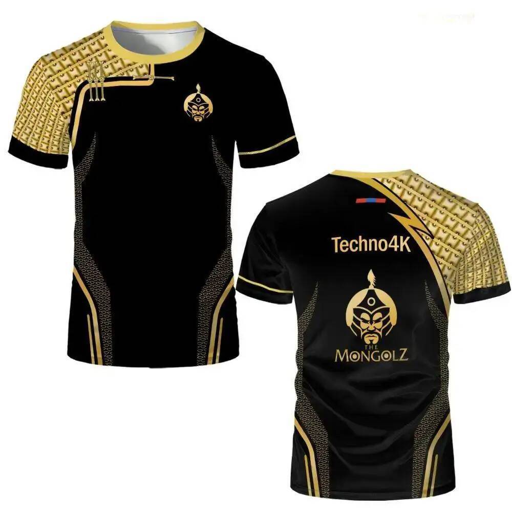 CS2 EsportsทีมMongolzคลาสสิกชุดทีมCSGO Pro League Playerที่กําหนดเองการฝึกอบรมJerseyผู้ชายBreathable