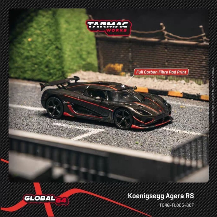 คลังสินค้าพร้อม TW 1: 64 Koenigsegg Koenigsegg Agera RS Koenigseggg Agera RS Koenigsegg โมเดลรถโลหะผ