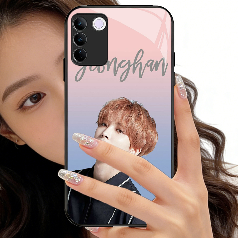 O-41 SEVENTEEN Merch เคสโทรศัพท์กระจกนิรภัย VIVO V30 V29 V29E Y100 T3 V23E Y200E Y200 V27 V23 V27E P