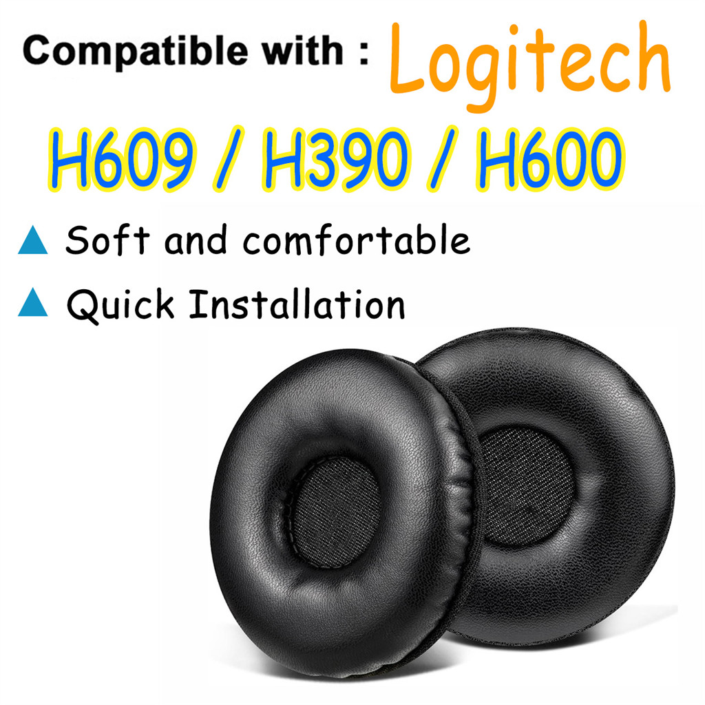 สําหรับแผ่นรองหูฟังทดแทน Logitech H609 H390 H600