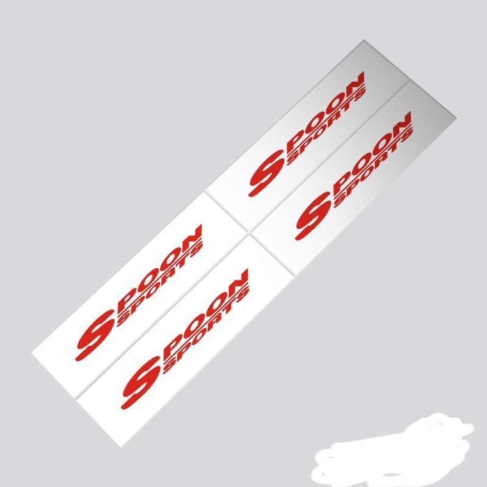 สินค้าใหม่ เหมาะสําหรับ Honda SPOON ซ่อมล้อรถสติกเกอร์ Fit GK5 Civic Rim ดัดแปลงสติกเกอร์รถ Decal