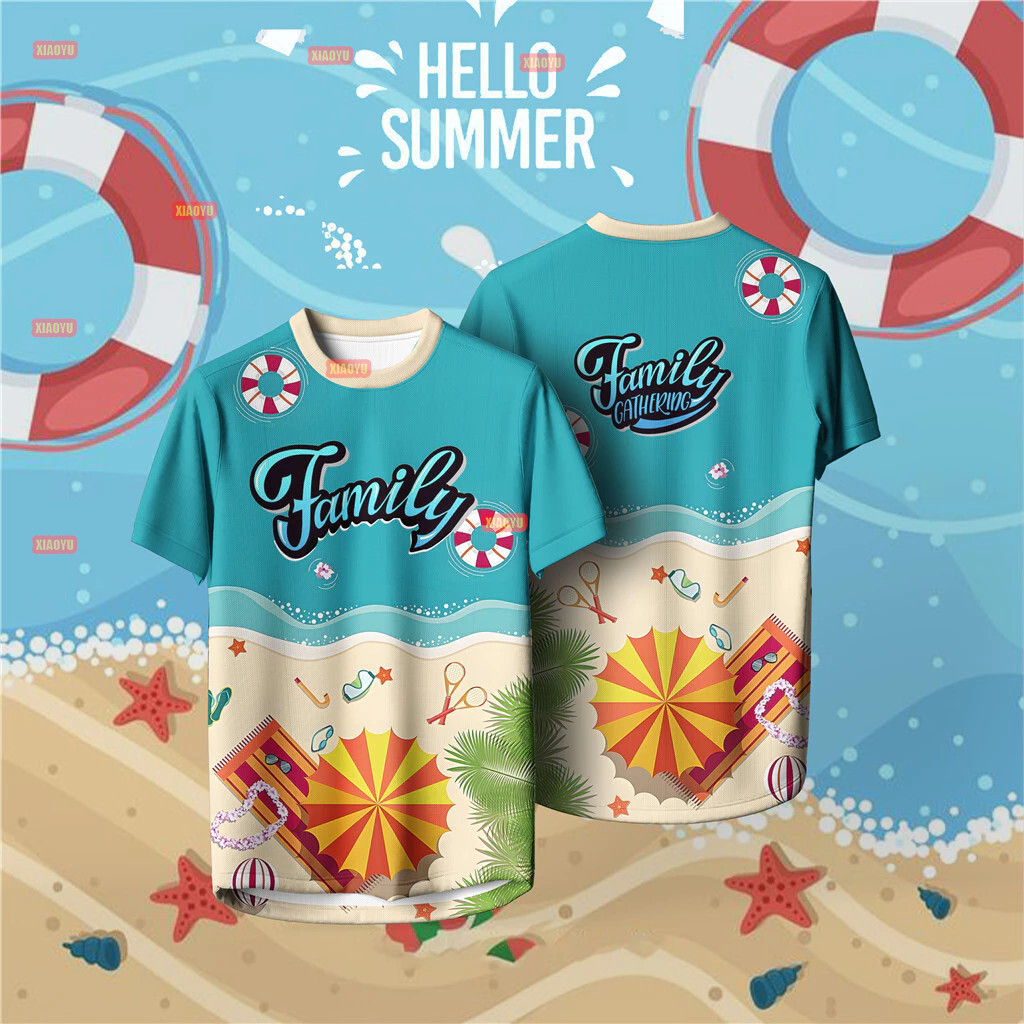Baju Family Day Custom ชื่อ Baju Lelaki เสื้อยืด New Outdoor Bola Team Virus Quick