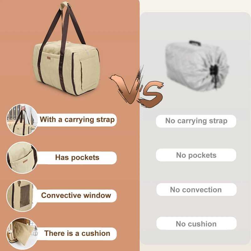 C Versatile Small Pet Breathable Mesh & Comfortable Strap Pet Tote For Puppies Travel Outings