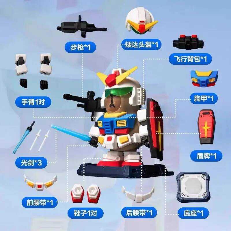 C New Hot Capibara Rx-78-2 Desop Figures For Games A Dwarf Magnetic Decorative Capybara Figs Toys G
