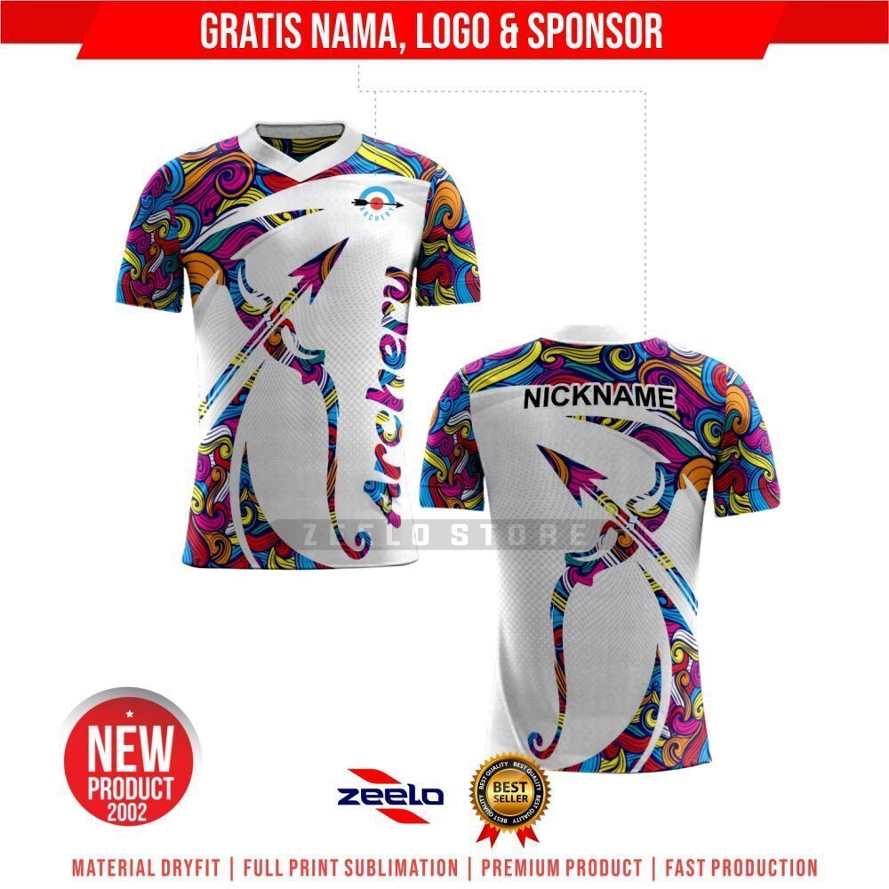 [กําหนดเองฟรี] เสื้อกีฬายิงธนู Orion Premium วัสดุ Dryfit
