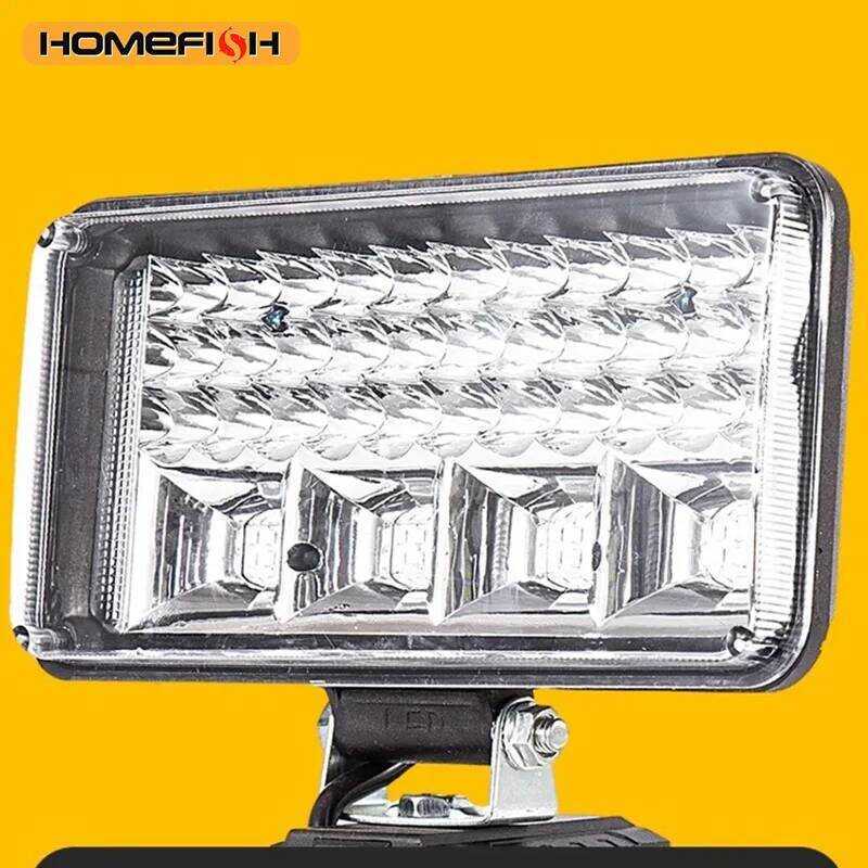 C HOMEFISH For 18V Li-Ion Battery LED Work Light 3/4 Inch Flashlight Portable Emergency Od Lamp Cam