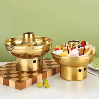 หม้อไฟไทย หม้อไฟต้มยำสแตนเลส ดีไซน์ปล่องควัน สไตล์ไทยแท้ เหมาะสำหรับครอบครัวและร้านอาหาร มีให้เลือก 2 ขนาด ทนทานหนาพิเศษ
