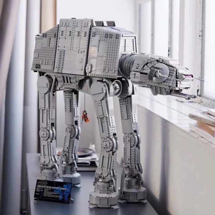 บล็อกอาคารจีน 75313 All-Terrain Armored Walker AT-AT Star Wars UCSคอลเลกชันยากประกอบของเล่น