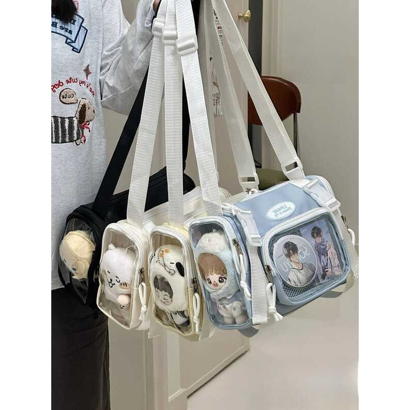 C Cute Girl Student Crossbody Japanese Sle Ins Small 0Cm Phone Case Sna Soft Polyester Casual Leisu