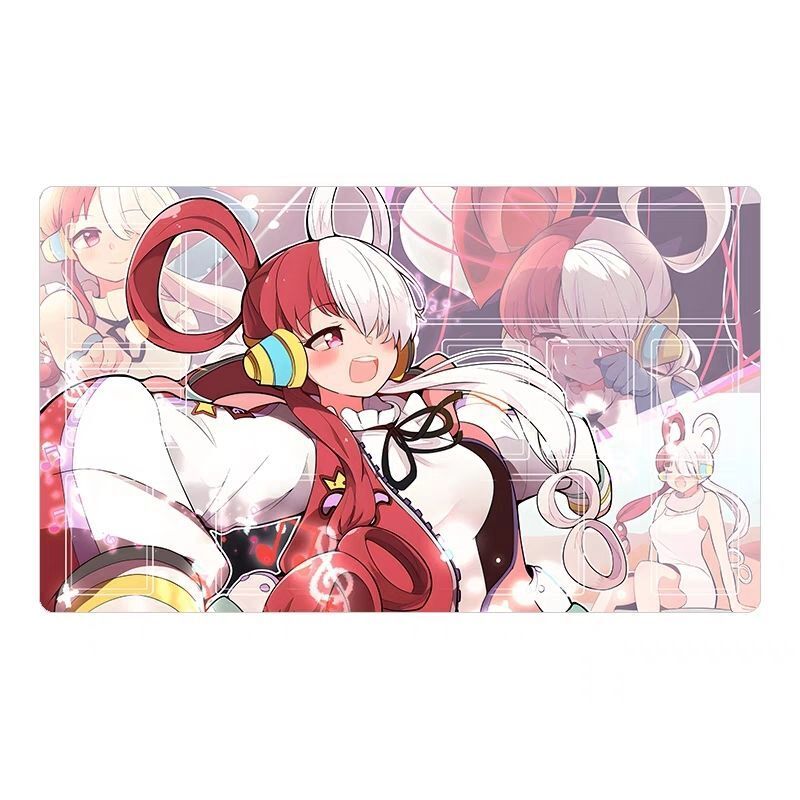One Piece Card Mat OPCG Uta One Piece Card Mat Uta Single Table Mat Redhead Singer Battle Mat DIY