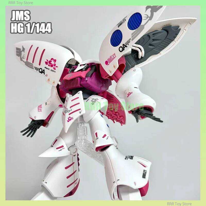 JMS Model HG 1/144 Assembly Model Kit QUBELEY AMX-004 Collection Action Figures Robot Plastic Model